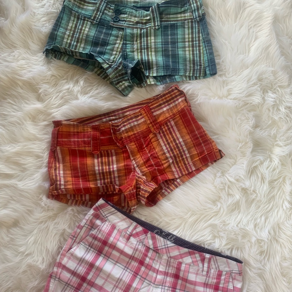 Assorted Plaid Shorts